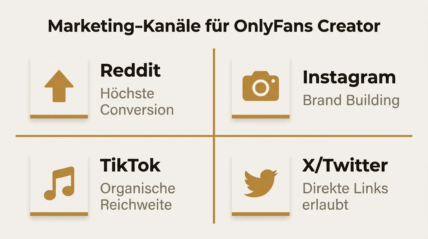 Marketing-Kanäle für OnlyFans Creator