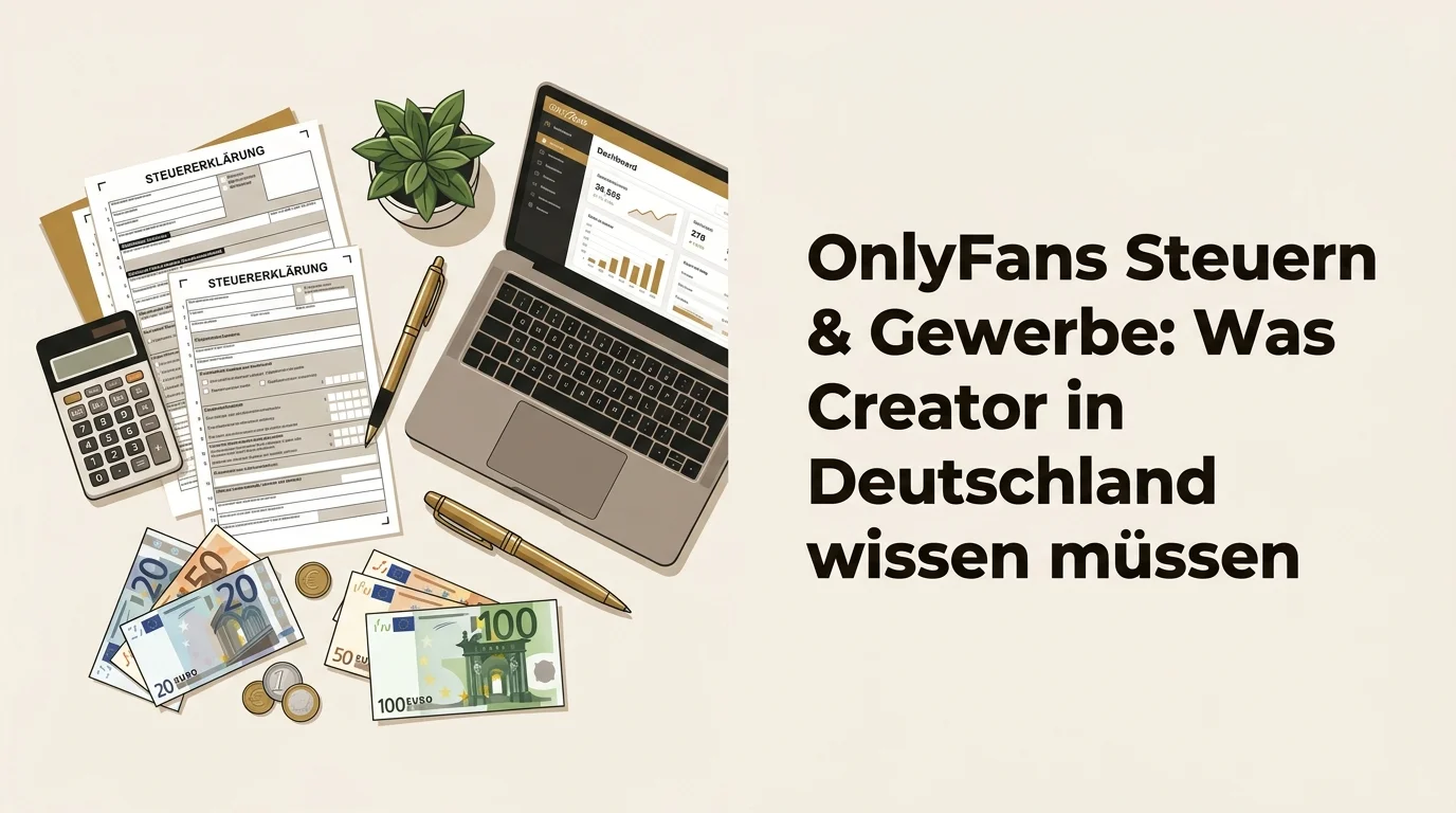 OnlyFans Steuern & Gewerbe: Ratgeber für Creator