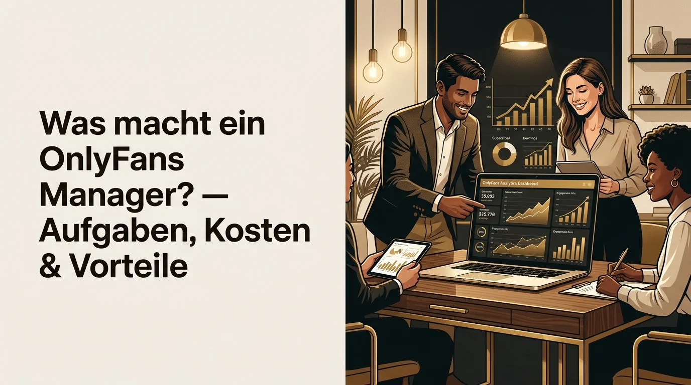 Was macht ein OnlyFans Manager? Aufgaben, Kosten und Vorteile